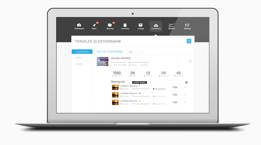 Listing editor