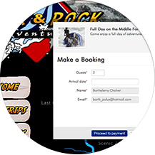Enable online bookings on your website